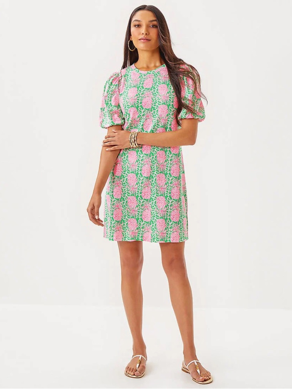 LILLY PULITZER Mercer Dress
Fauna Green Party Like A Pineapple Size XS